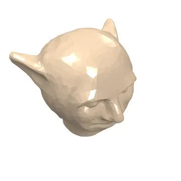 Minifig Head Special, Goblin [Plain]