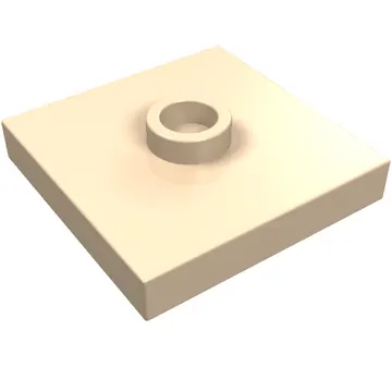 Plate Special 2 x 2 with Groove and Center Stud (Jumper)