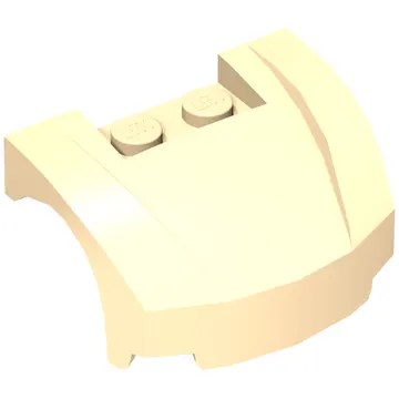 Vehicle Body, Wheel Arch / Mudguard 3 x 4 x 1 2/3 Low Profile, Curved Front