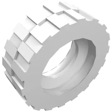 Tyre 17.5 x 6 with Shallow Staggered Treads