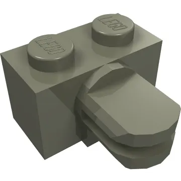 Arm Holder Brick 1 x 2 with 2 Horizontal Fingers