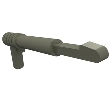 Weapon Spear Gun with Rounded Trigger and Thin Spear Base