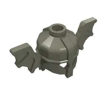 Helmet with Bat Wings