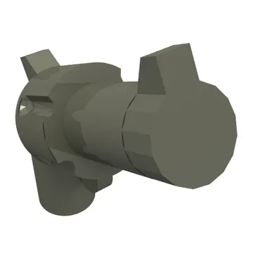 Weapon Gun / Pistol / Revolver Large Barrel, Long Grip