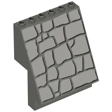 Panel 4 x 6 x 6 Sloped with Rock Print