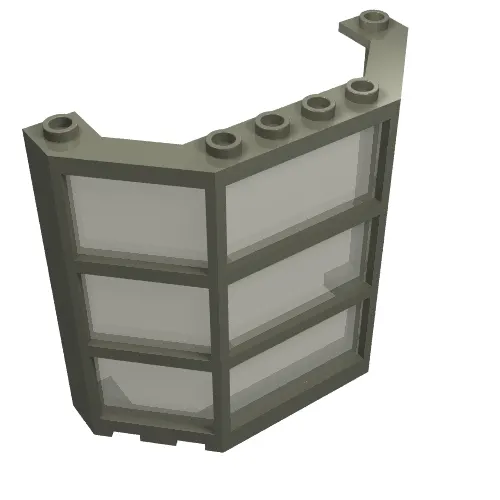 Window Bay 3 x 8 x 6 with Trans-Brown Glass