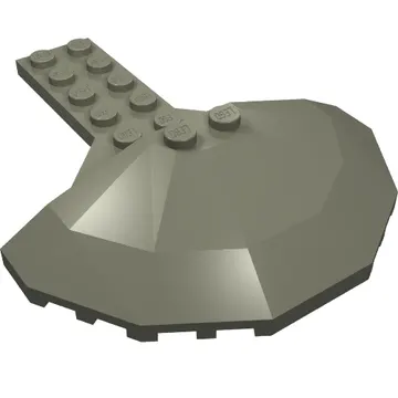 Plate Special 2 x 6 with 4 x 8 Half Saucer
