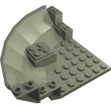 Panel 10 x 10 x 2 2/3 Quarter Saucer Base