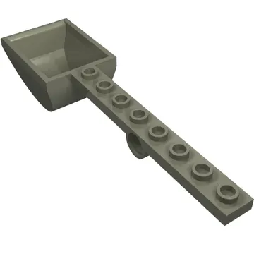 Launcher, with 1 x 8 Plate with Pin Hole and Bucket (Catapult)
