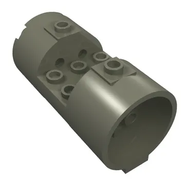 Cylinder 3 x 6 x 2 2/3 Horizontal Hollow Studs