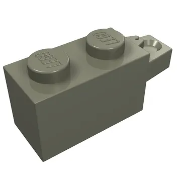 Hinge Brick 1 x 2 Locking with 1 Finger Horizontal End