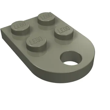 Plate Special 3 x 2 with Rounded End, Hole