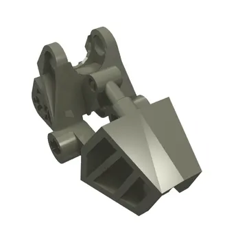 Large Figure Foot, with Ball Joint Socket 3 x 6 x 2 1/3