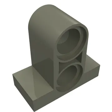 Technic Pin Connector Plate 1 x 2 x 1 2/3 [Two Holes On Top]