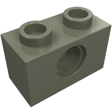 Technic Brick 1 x 2 [1 Pin Hole]