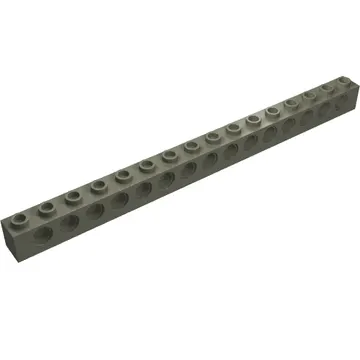 Technic Brick 1 x 16 [15 Pin Holes]