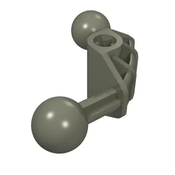 Large Figure Skeletal, Limb, Angular 90°, 4 x 4 x 2 with 2 Ball Joints, and Axle Hole