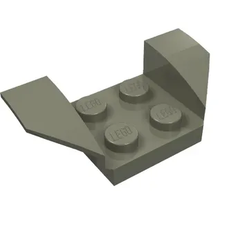Mudguard 2 x 4 with 2 x 2 Studs and Flared Wings