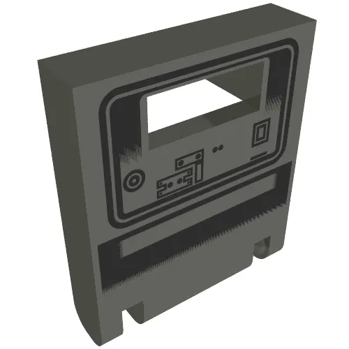 Box 2 x 2 x 2 Door with Slot and Gonk Droid Print