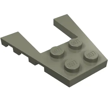 Wedge Plate 4 x 4 with 2 x 2 Cutout