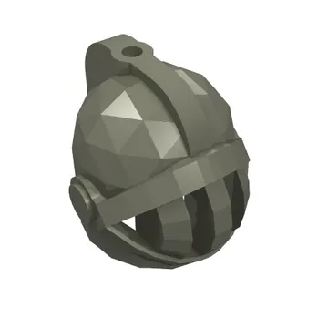Helmet with Fixed Grill and Plume Hole (Castle)