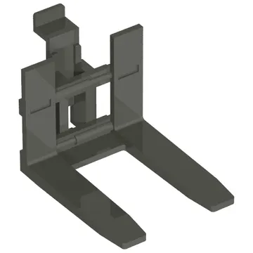 Forklift Forks Wide Reinforced [without Rubber Belt Holder]