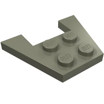 Wedge Plate 3 x 4 without Stud Notches