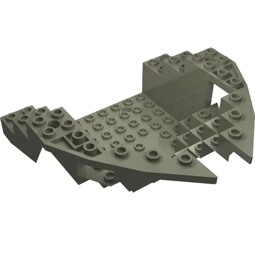 Boat Hull Section, Small Bow 12 x 12 x 5 1/3, Top