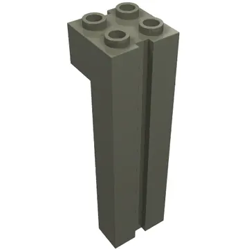 Brick Special 2 x 2 x 6 with Groove