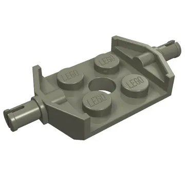 Plate Special 2 x 2 with Wheels Holder Wide