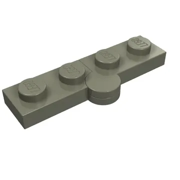 Hinge Plate 1 x 4 Swivel Top / Base - Solid Clip [Complete Assembly]