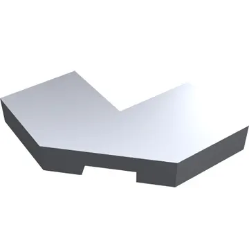 Tile Special 2 x 2 Corner with Cut Corner - Facet