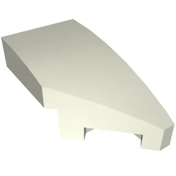 Brick Wedged, Curved 2 x 1 with Stud Notch Right