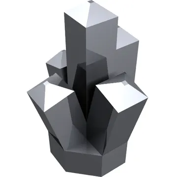 Rock 1 x 1 Crystal 5 Point