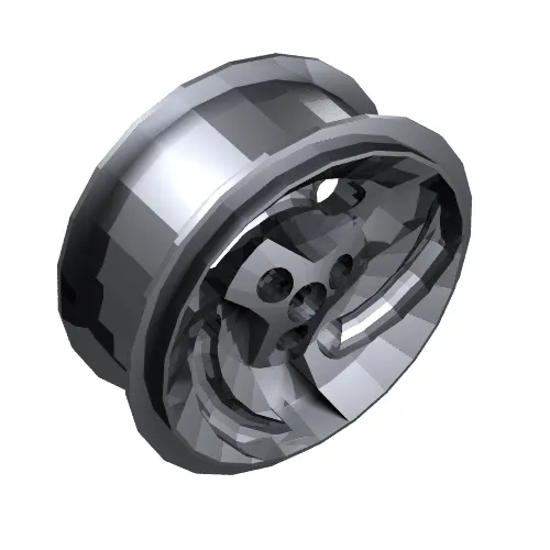 Wheel 81.6 x 34 ZR Three Spoke Swirl