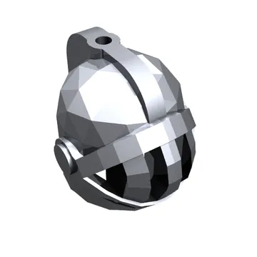 Helmet with Fixed Grill and Plume Hole (Castle)