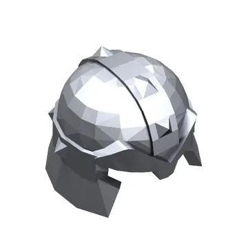 Helmet Castle with Cheek Protection and Studded Bands
