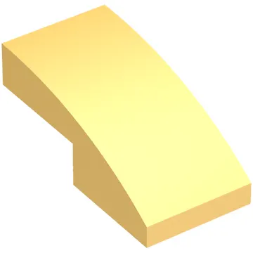 Brick Curved 2 x 1 No Studs [1/2 Bow]