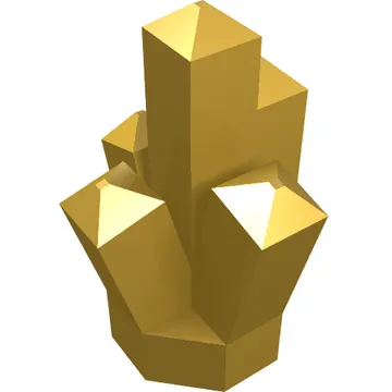 Rock 1 x 1 Crystal 5 Point