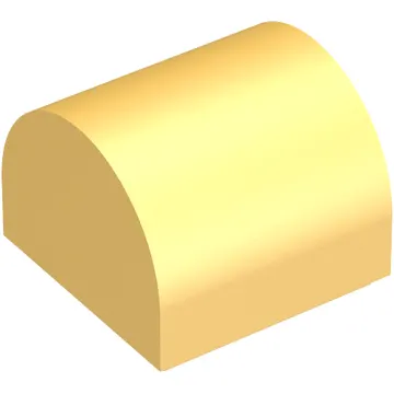 Brick Curved 1 x 1 x 2/3 Double Curved Top, No Studs