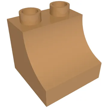 Duplo Brick 2 x 2 x 1 1/2 with Curve