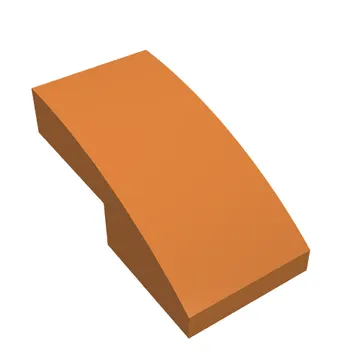 Brick Curved 2 x 1 No Studs [1/2 Bow]