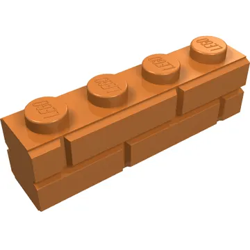 Brick Special 1 x 4 with Masonry Brick Profile