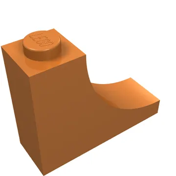 Brick Curved 1 x 3 x 2 Inverted [Inside Bow]