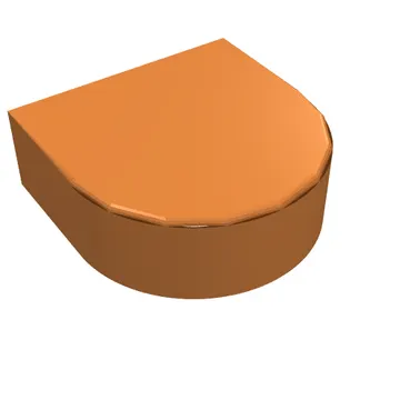 Tile Round 1 x 1 Half Circle