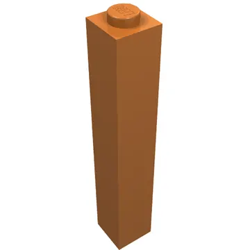Brick 1 x 1 x 5 with Solid Stud