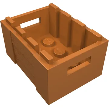 Box / Crate with Handholds 3 x 4 x 1 2/3