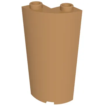 Cylinder Quarter 2 x 2 x 5 (Wall)