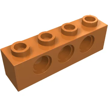 Technic Brick 1 x 4 [3 Pin Holes]