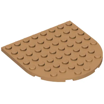 Plate 8 x 8 with Rounded End